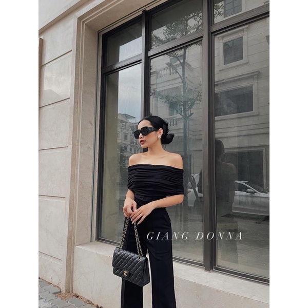 ÁO TRỄ VAI SÂU CHUN CHẤT NHÚNG KIM CƯƠNG ĐẸP MS12661 (i4-1)