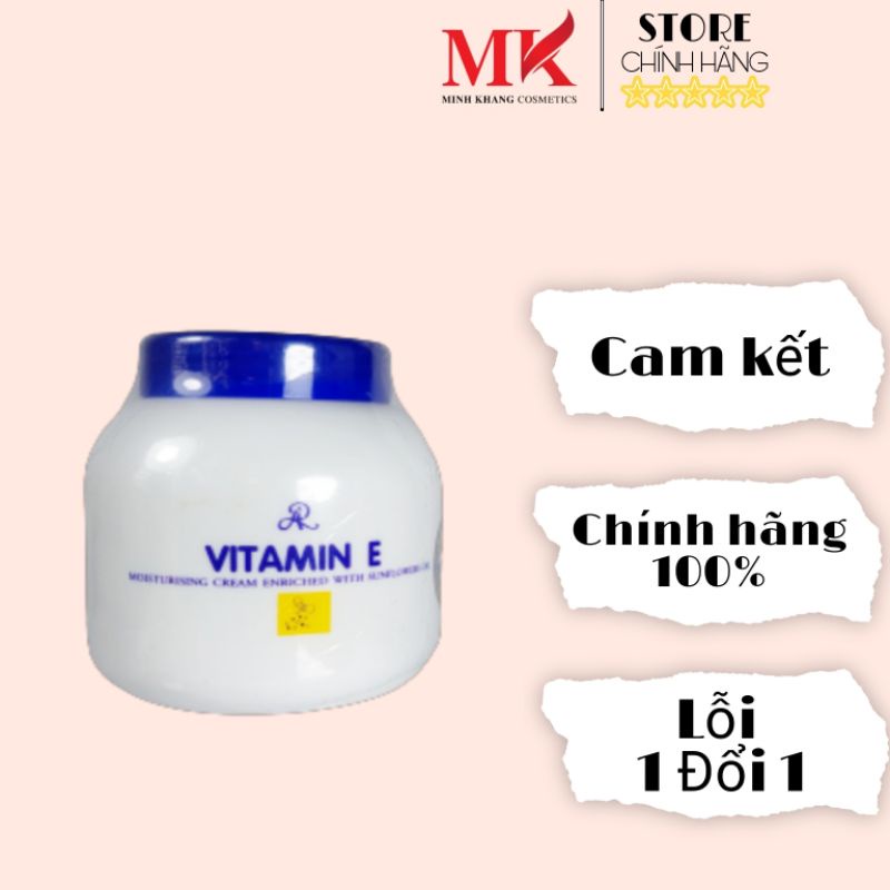 Kem Dưỡng Ẩm Body & Face Vitamin E Aron Thái Lan 200g
