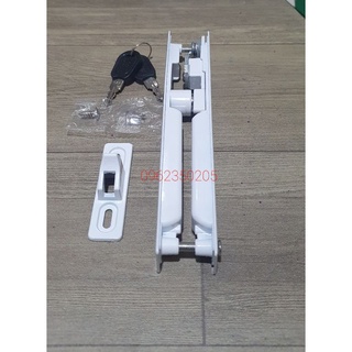 Khóa TP Trắng Sữa Cửa Lùa Nhôm Thường.