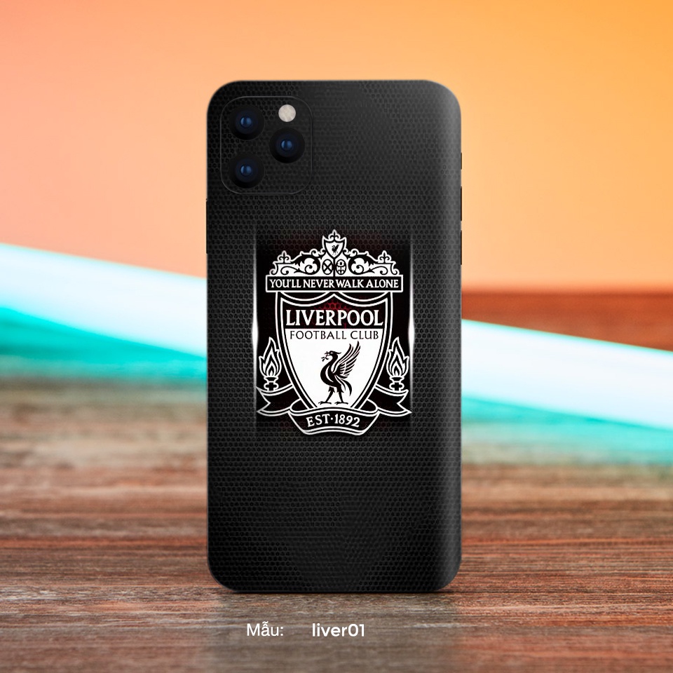 Miếng dán điện thoại hình Liverpool cho iphone 6/7/8/6plus/7plus/X/XSmax và các máy android khác