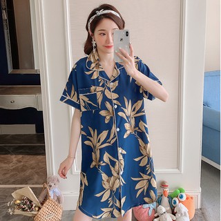 Đầm Ngủ Vải Lanh Lụa Dễ Thương ❄ Váy Ngủ Lụa 100D Mặc Nhà ❄IVY140