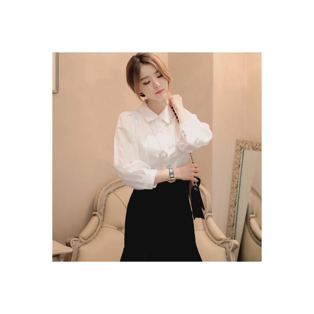 Áo nữ form đẹp, dài tay mềm mát công sở thanh lịch sang chảnh, có size to, bigsize | BigBuy360 - bigbuy360.vn