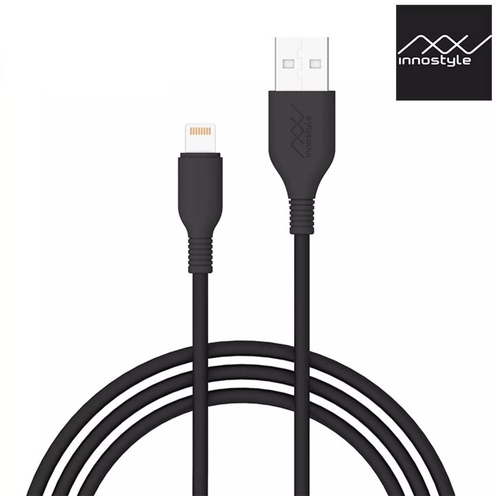 [BỀN BỈ] Dây cáp sạc Lightning MFI Innostyle Jazzy 1.5M USB-A 150T giúp người dùng có thể sạc với khoảng cách xa hơn