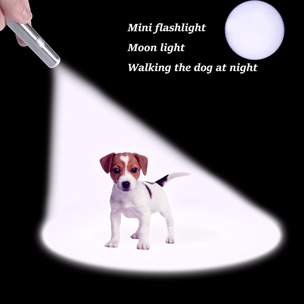 Đèn Pin Chiếu Tia Cực Tím 3 Trong 1