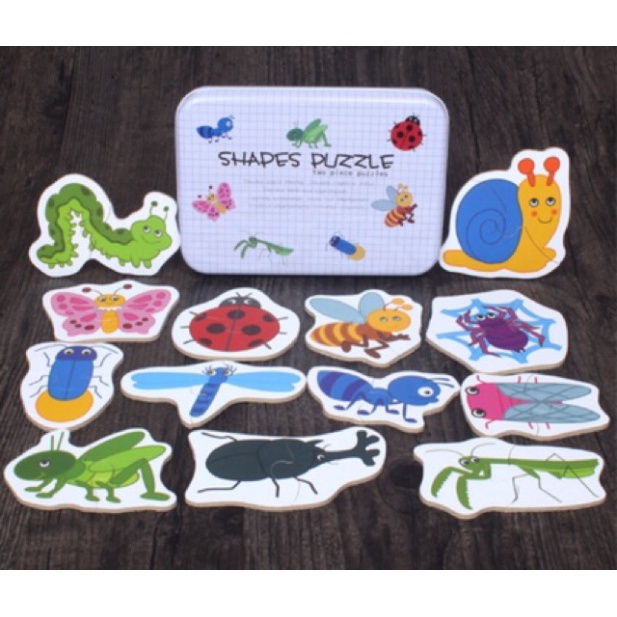 ĐỒ CHƠI GHÉP HÌNH 2 MẢNH HỘP SẮT