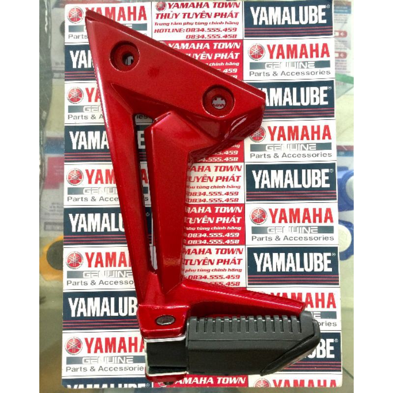 Cụm để chân sau đỏ xe Exciter 135 Chính hãng Yamaha