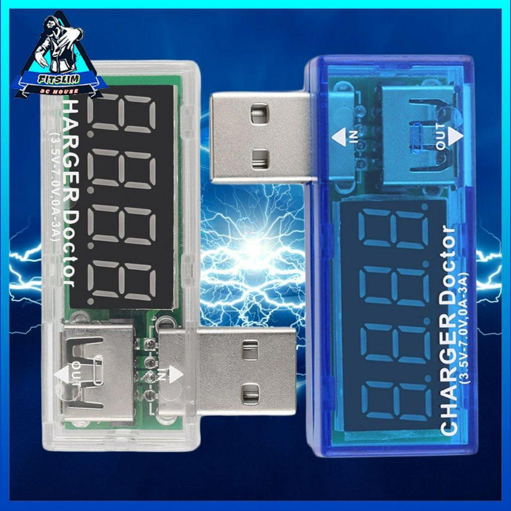 Bộ sạc USB Bác sĩ pin di động Máy kiểm tra nguồn điện Máy đo điện áp hiện tại