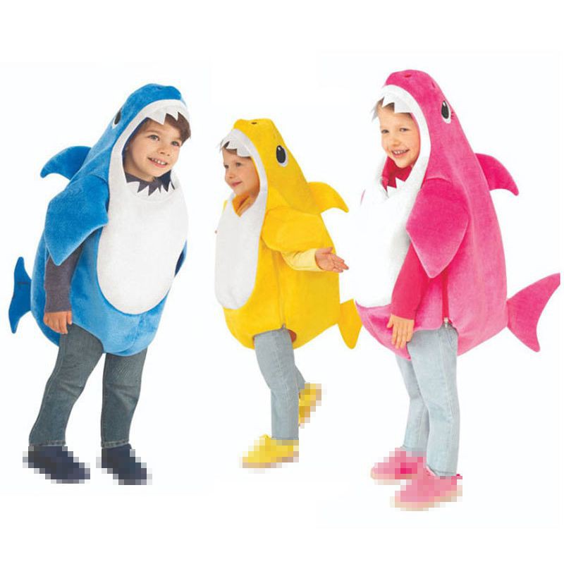 Cartoon Baby Shark Toddlers Kids Halloween Costume Fancy Dress Outfit Gifts