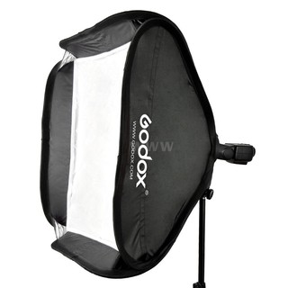 Godox 80 * 80cm / 31" * 31" Flash Softbox Diffuser with S-type Bracket Bowens Holder for Speedlite Flash Light