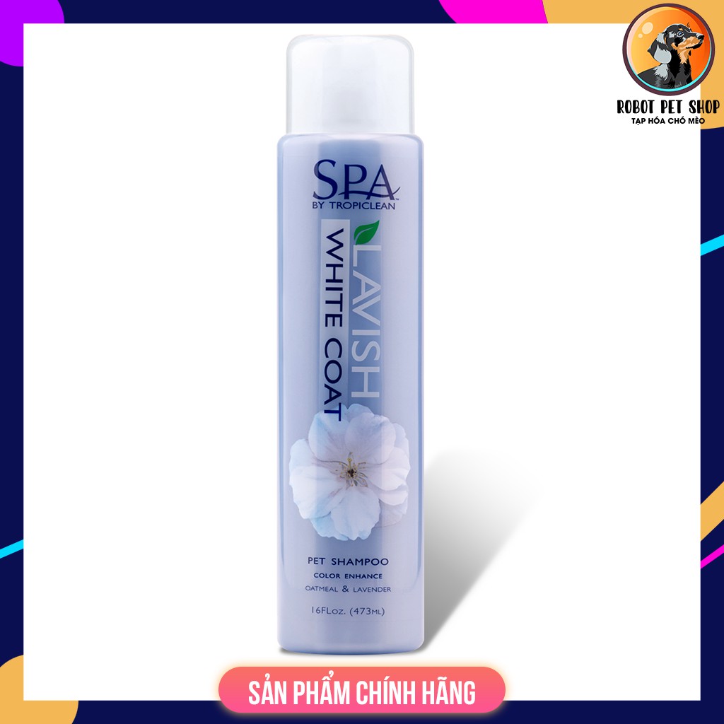 DẦU GỘI DƯỠNG LÔNG MỀM MƯỢT THƯ GIÃN CHO CHÓ MÈO - TROPICLEAN SHAMPOO