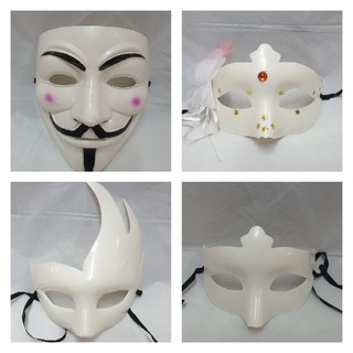 Mặt Nạ Trắng Hóa Trang Lễ Hội Halloween