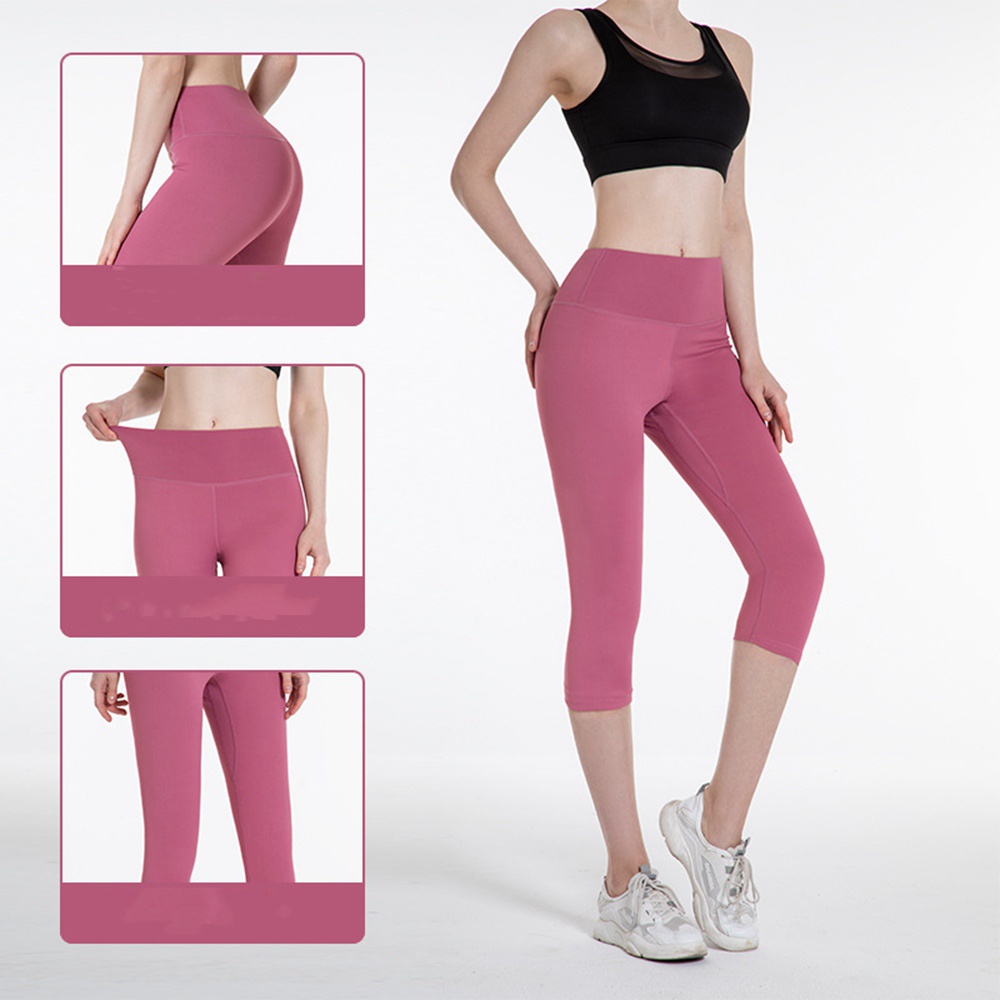 Quần Legging Thể Thao Nữ Lưng Cao In Hình Cá Mập