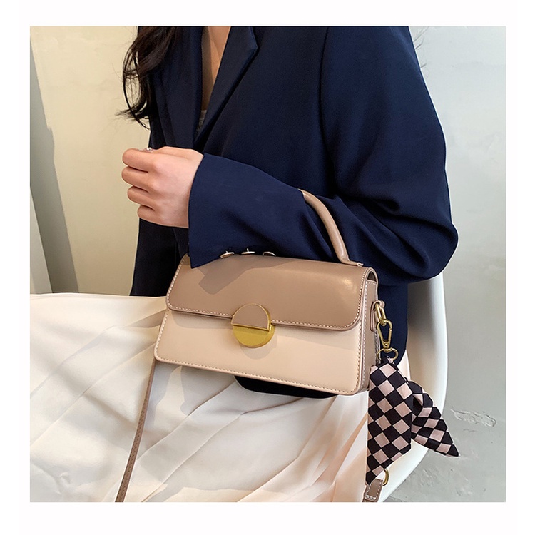 Túi Xách JASMIN NOIR Da PU Dáng Vuông Nhỏ Phối Tua Rua Kiểu Retro Thời Trang Cho Nữ