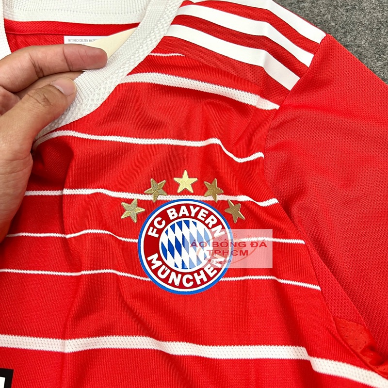 BAYE mùa 22/23 - Áo Bóng Đá bản PLAYER hàng Thái - BAYE ĐỎ Vô địch 22/23