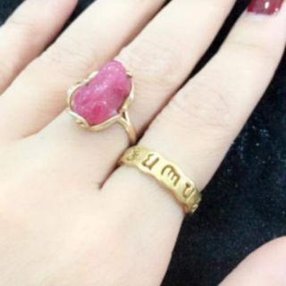 Nhẫn chú bình an bạc mạ vàng