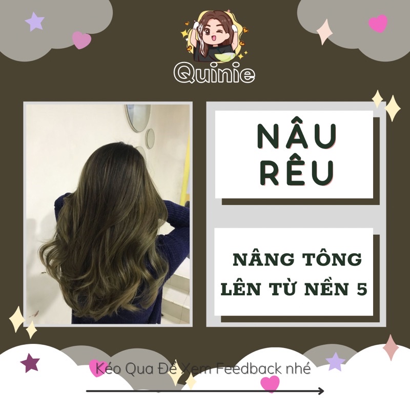 THUỐC NHUỘM TÓC NÂU RÊU