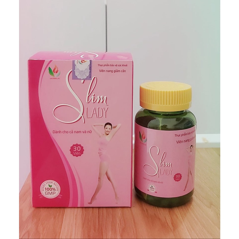 Viên uống giảm cân Slim Lady – Lọ 30 viên