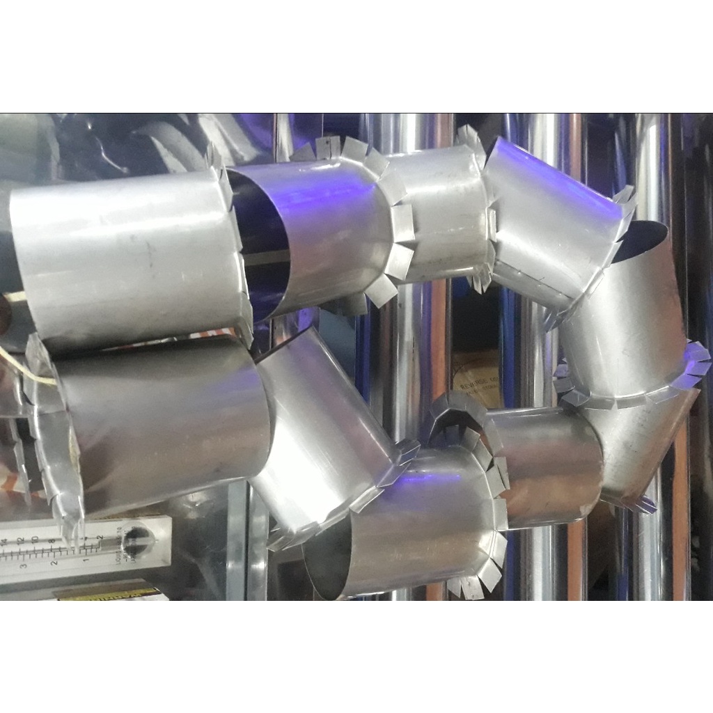 Phễu Thoát Nước Máng Xối Inox : Ø42, Ø49, Ø60, Ø76, Ø90, Ø114