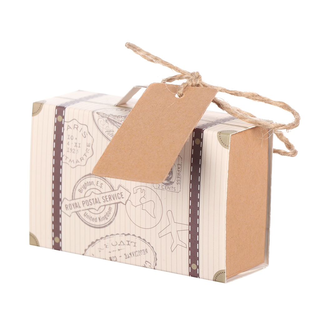 Bộ 10/20 hộp đựng bánh kẹo hình vali xinh xắn | BigBuy360 - bigbuy360.vn