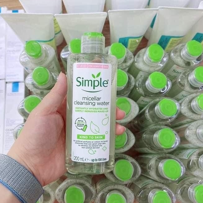 Nước Tẩy Trang Dịu Nhẹ Simple Kind To Skin Micellar Water 200ml - GIBE STORE