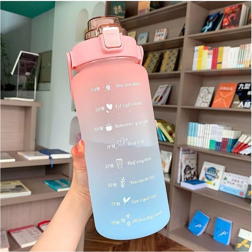 Bình Đựng Nước 2 Lít Có Vạch Nhắc Giờ Uống Nước
