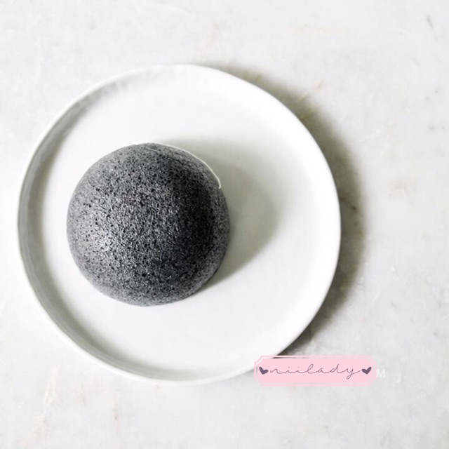 Mút rửa mặt MISSHA Natural Soft Jelly Cleansing Puff (Charcoal) | BigBuy360 - bigbuy360.vn