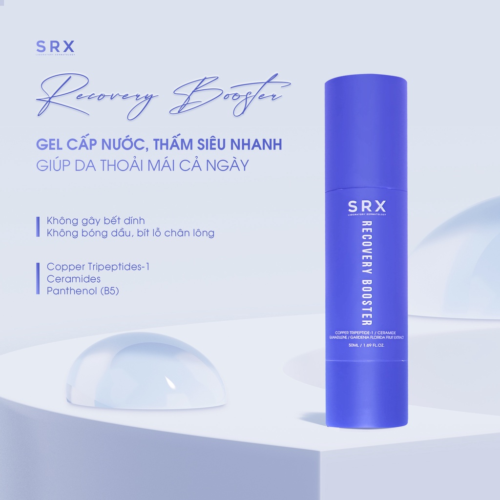 SRX Recovery Booster Gel dưỡng ẩm, phục hồi, bảo vệ da 50ml