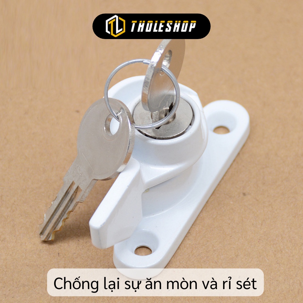 Chốt Khóa Cài Cửa - Khóa Cửa Lùa Chống Trộm Hợp Kim Nhôm 10368