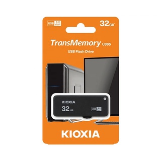 USB Kioxia U365 USB 3.2 Gen 1 – Màu đen chống va đập, tương thích với mọi thiết bị