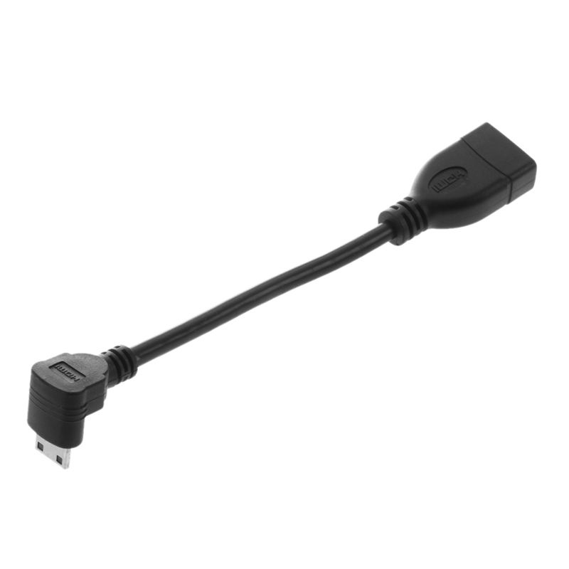 Cáp chuyển đổi Mini HDMI đầu đực sang HDMI cái 90 độ 1080P