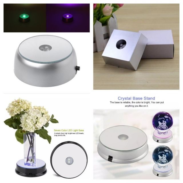 Đế đèn led thay đổi màu sắc
