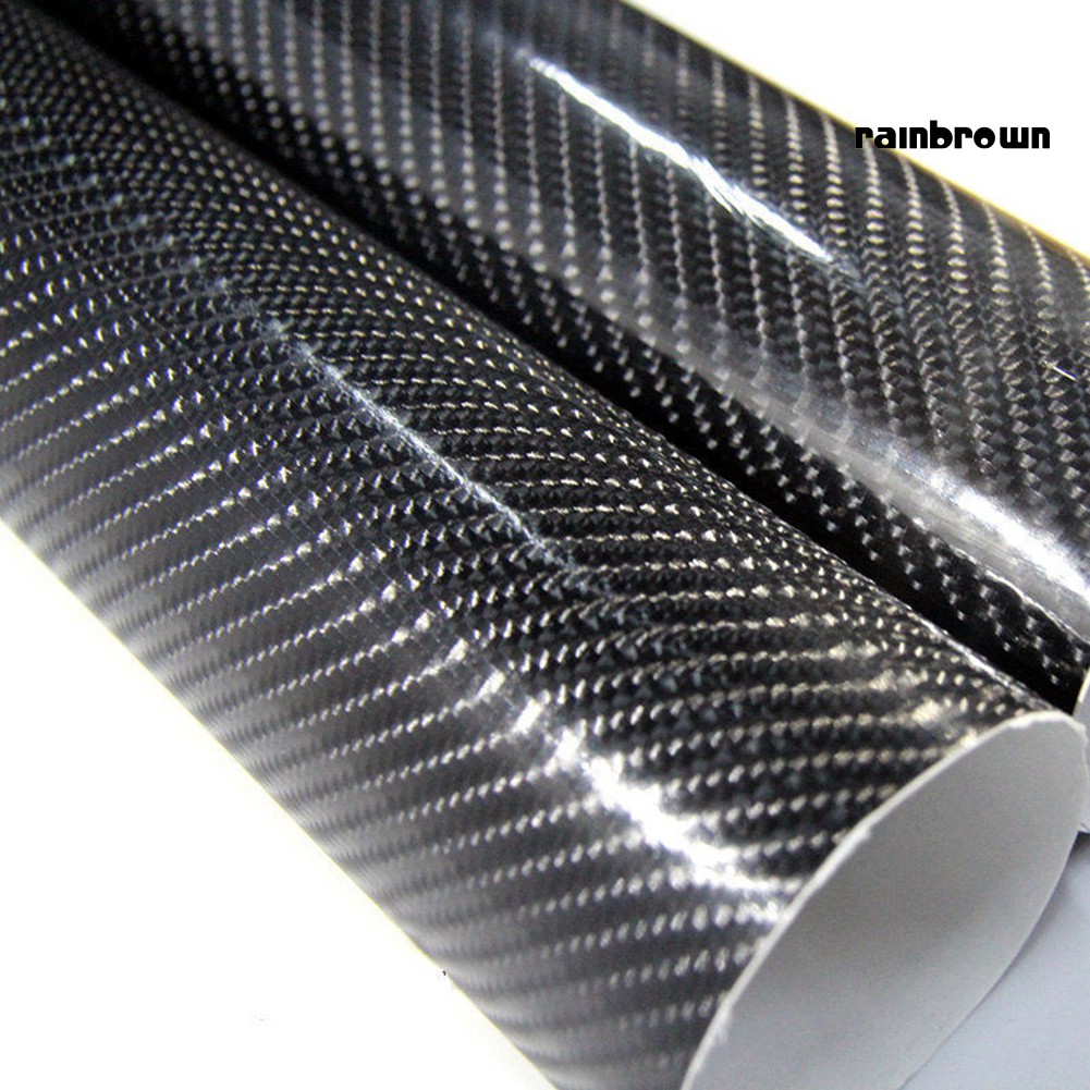 Miếng dán xe hơi 5D bằng PVC màu đen bóng chống thấm nước