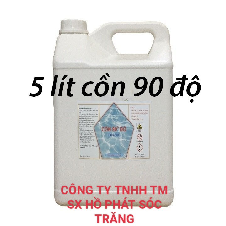 [HCM-GIAO LIỀN] CỒN Y TẾ 5 LÍT 70 ĐỘ, 90 ĐỘ  Sát Trùng Diệt khuẩn - HÀNG CHÍNH HÃNG - ĐẢM BẢO CHẤT LƯỢNG