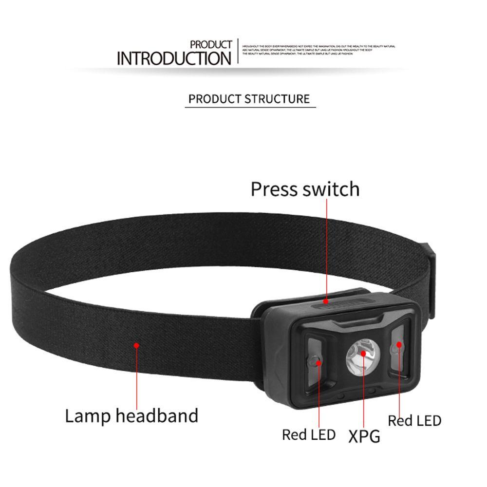 LANSEL Đèn Pha LED Cảm Biến Mạnh Chống Nước IPX6 XPG Chuyên Dụng Cho Chạy Bộ