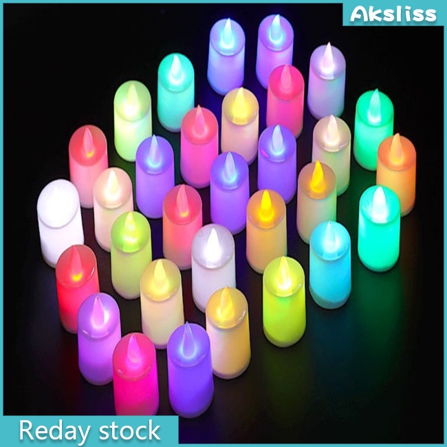 Đèn Led Giả Hình Ngọn Nến Độc Đáo Trang Trí Tiệc Cưới/ Tiệc Tùng