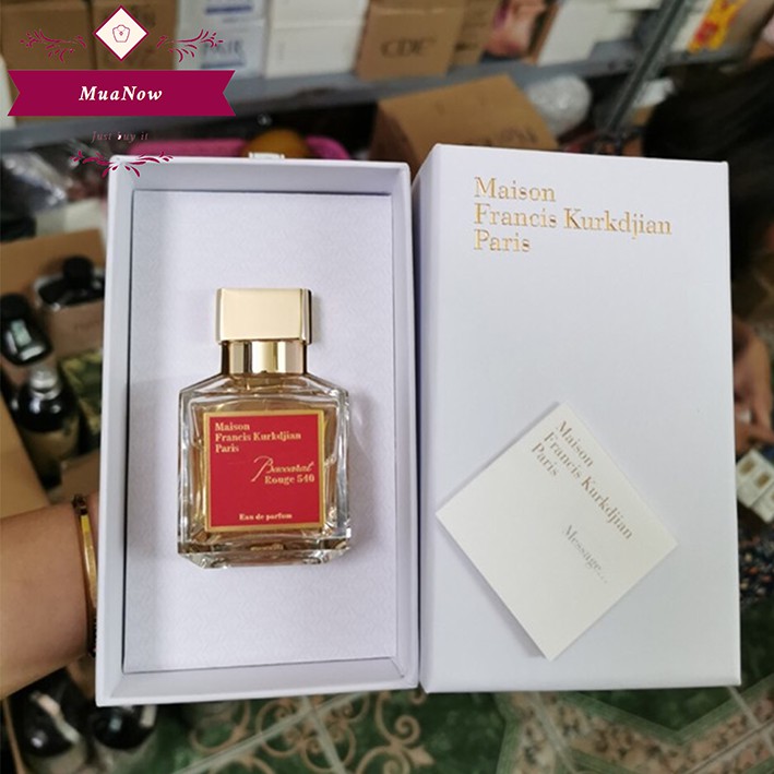 Nước hoa MFK Baccarat Rouge 540 (Hoa nhài, hoa nghệ tây, nhựa cây tuyết tùng, long diên hương) | Thế Giới Skin Care