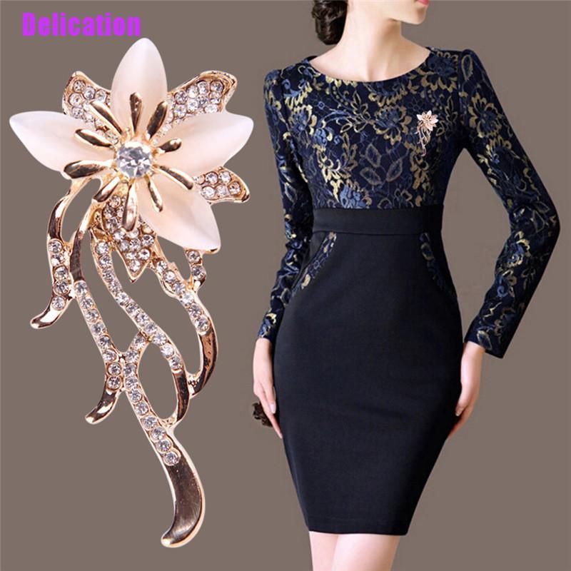 Ghim Cài Áo Hình Bông Hoa Thời Trang Dành Cho Nữ