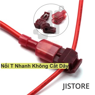 4 bộ đầu nối dây điện nhanh phân nhánh chữ T đầu kẹp - t cắm không cần cắt dây