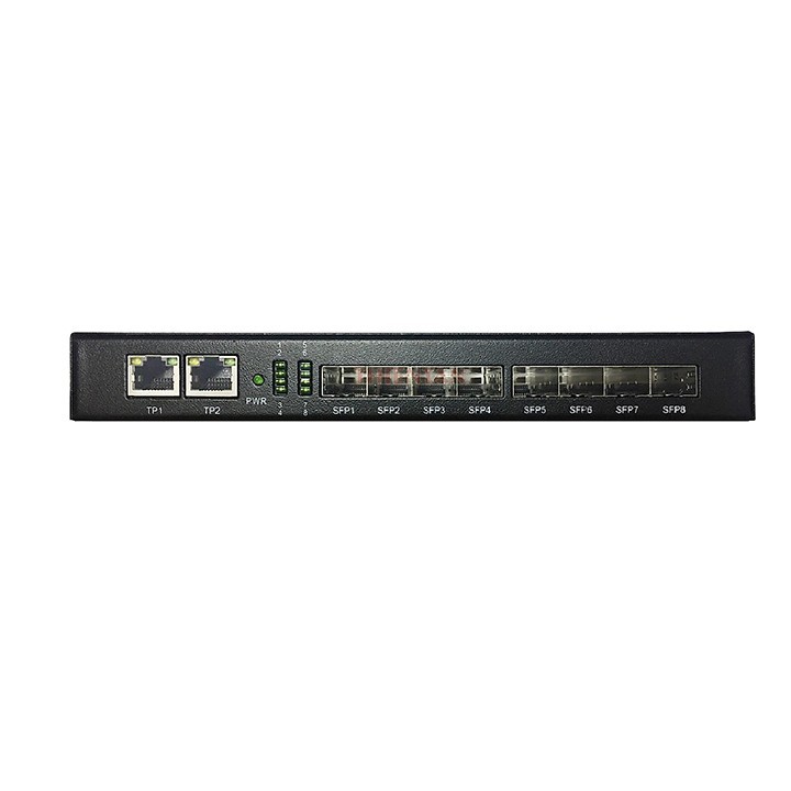 Switch quang 8 port SFP | 2 LAN 10/100/1000M Ho-link HL-8SFP-2E