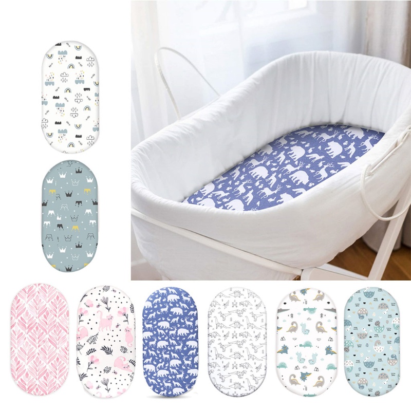 Vỏ Bọc Nệm Nôi Em Bé Co Giãn Thoáng Khí