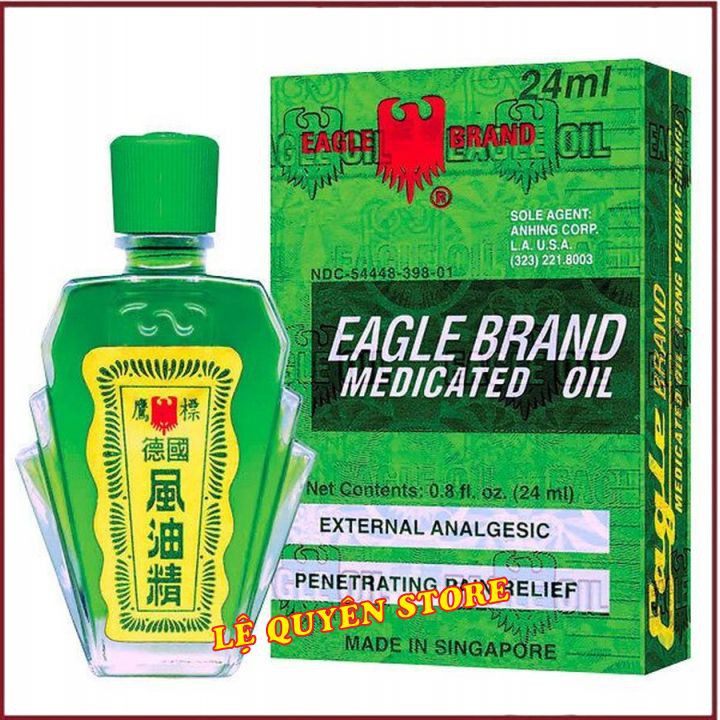 [ CHÍNH HÃNG ] 🌰Dầu Gió🌰 Xanh Con Ó Eagle Brand Thái Lan 24ml