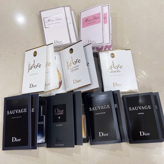 mẫu thử vial nước hoa dior nam nữ