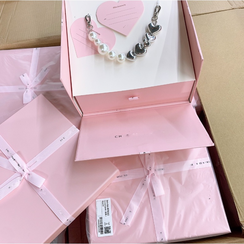 Túi xách Nữ Cầm Tay Day Ngọc Tim Full Box Siêu Xinh