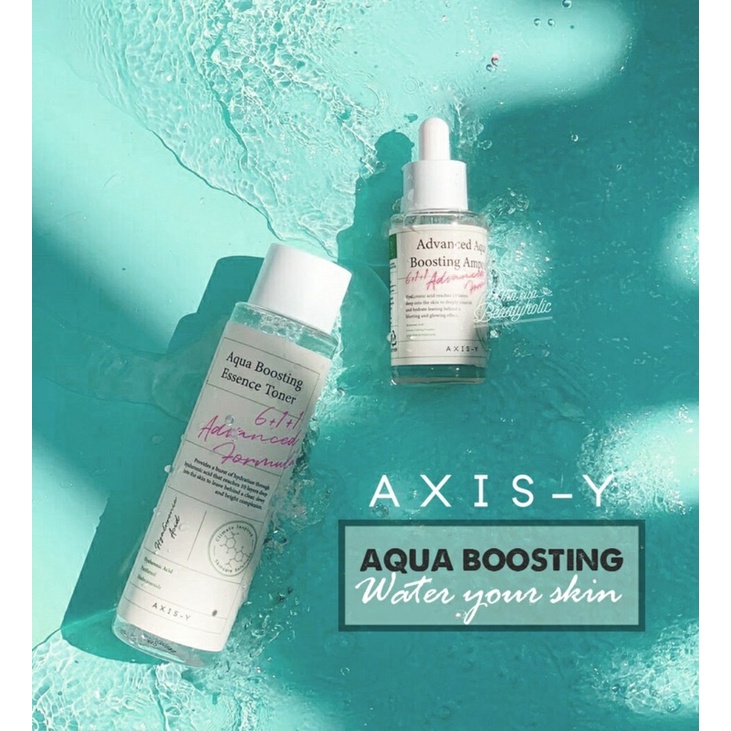 Toner và Tinh chất cấp nước AXIS-Y Aqua Boosting Water Your Skin