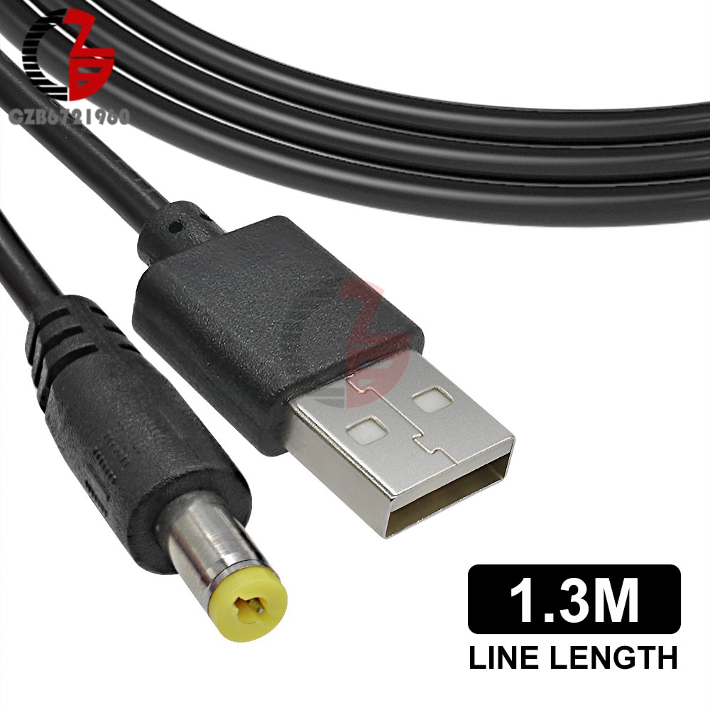 Bộ chuyển nguồn tăng áp DC-DC 5V đến 9V 12V 1A dây cáp USB đầu cắm 5.5x2.1mm cho sạc dự phòng