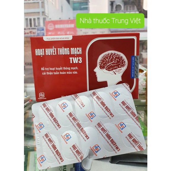 HOẠT HUYẾT THÔNG MẠCH TW3 - Hỗ trợ hoạt huyết thông mạch, cải thiện tuần hoàn máu não