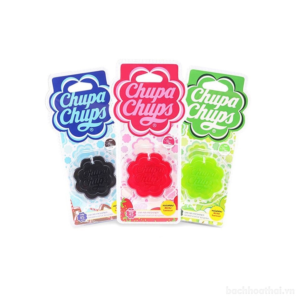 Soap thơm điều hòa không khí Chupa Chups Car Air Freshener Thailand