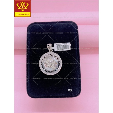 Ảnh thật - Mặt bạc nam Versac Hottrend bạc thật to nhỏ đủ loại - Vàng Bạc Lợi Hoàn