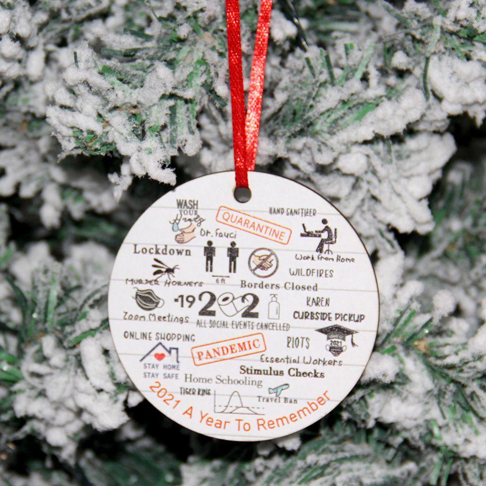 LAKAMIER Phụ Kiện Trang Trí Giáng Sinh Bằng Gỗ Hình Chữ Merry Christmas Xinh Xắn