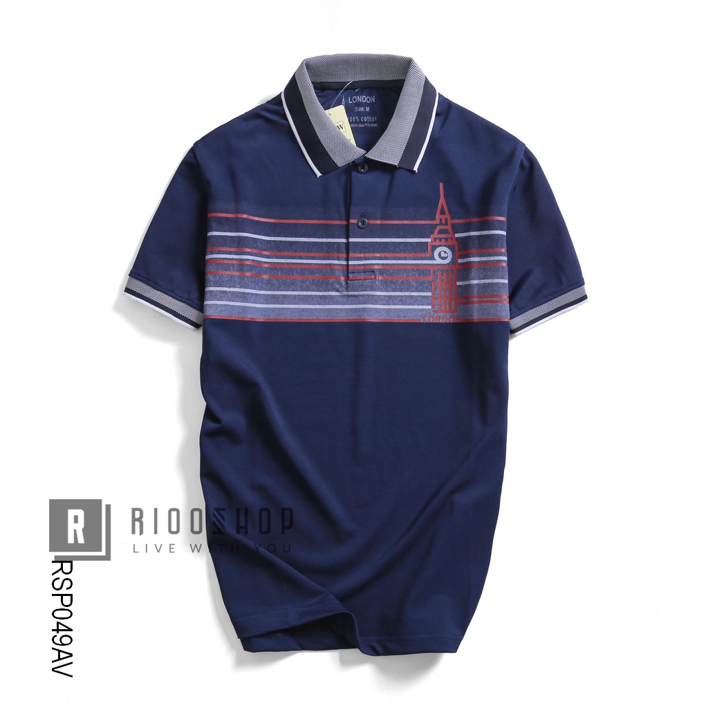 Áo thun có cổ nam polo nam, áo có cổ nam form rộng LONDON RSP049 tay ngắn, chất lượng, đẹp, đơn giản, cao cấp, trẻ trung